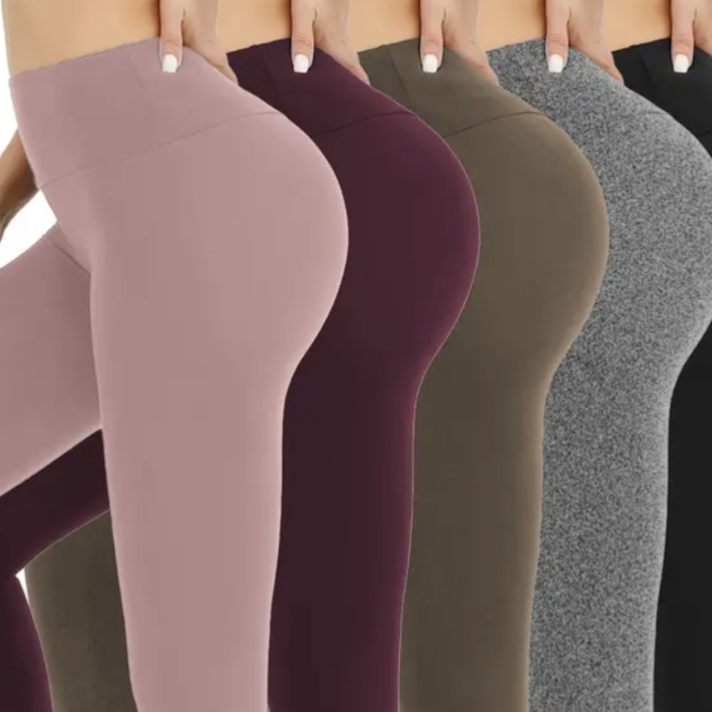 Leggings XL High Stretch Plush Soft size 14 16  High Waisted Legging Yoga Pants